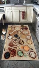 Baharatlar Mutfak Salon Halısı(Kopya)