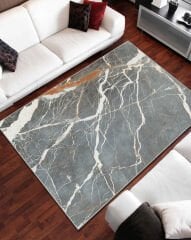 Modern Gri Mermer Salon Halısı