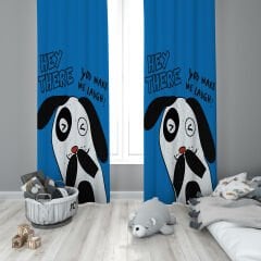 Dijital Baskı Çift Kanat Çocuk Odası Fon Perde