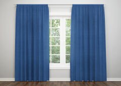 Dijital Baskı Çift Kanat Düz Renk Fon Perde