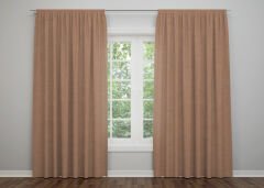 Dijital Baskı Çift Kanat Düz Renk Fon Perde