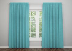 Dijital Baskı Çift Kanat Düz Renk Fon Perde