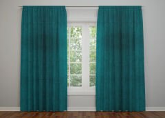 Dijital Baskı Çift Kanat Düz Renk Fon Perde