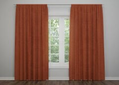 Dijital Baskı Çift Kanat Düz Renk Fon Perde