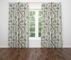 Dijital Baskı Çift Kanat Fon Perde