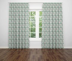 Dijital Baskı Çift Kanat Fon Perde